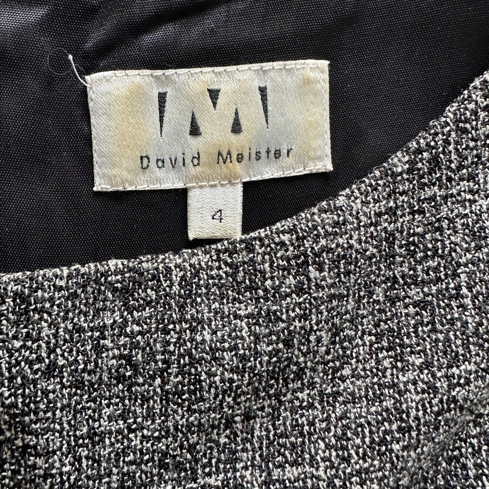 Classic David Meister Sheath Dress with Bow Details - Picture 4 of 7